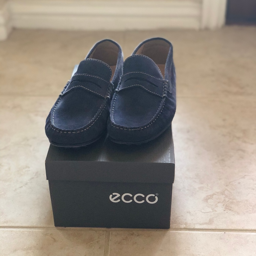 ECCO Men's Dynamic Suede Penny Loafer